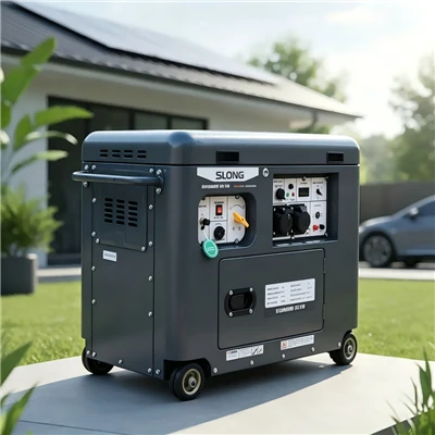 LÅNG Dual Fuel Generator SmartGen Control Automatisk överföringsbrytare Hem eller kommersiell backup